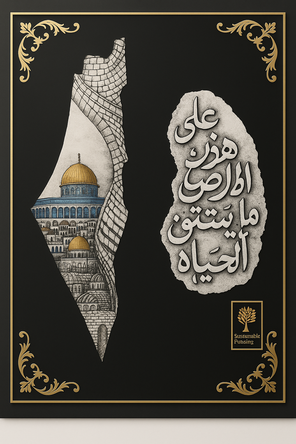 Palestine Art Board Decor