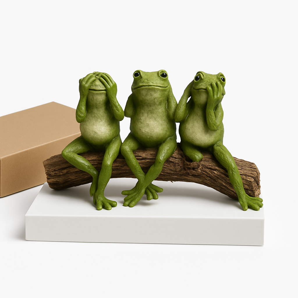 Frog Decor for Office, Library or Living Room