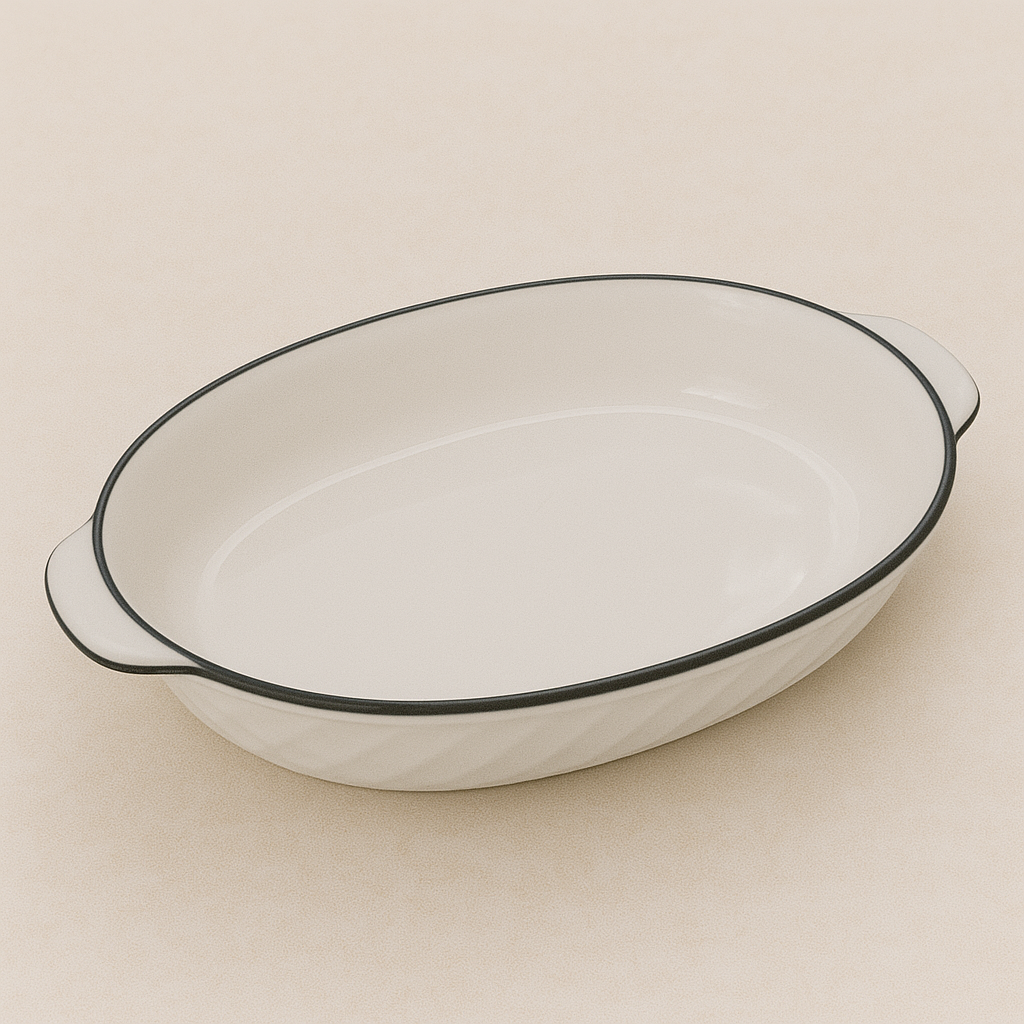 Multiple Size White Ceramic Plates/Bowls - Kitchen