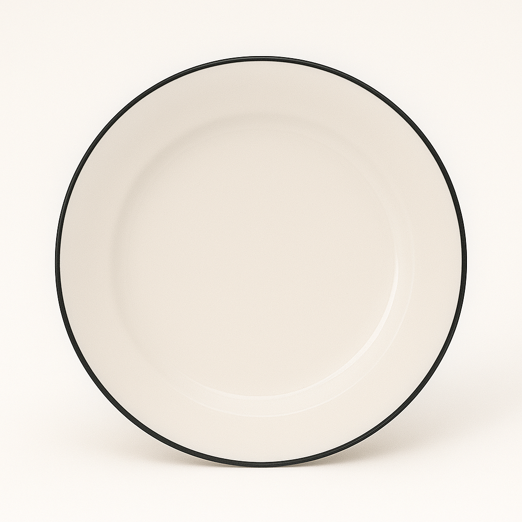 Multiple Size White Ceramic Plates/Bowls - Kitchen