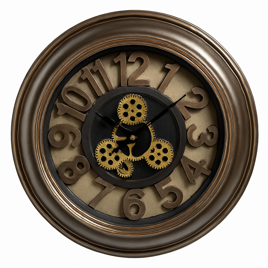 Wall Clock With Machine