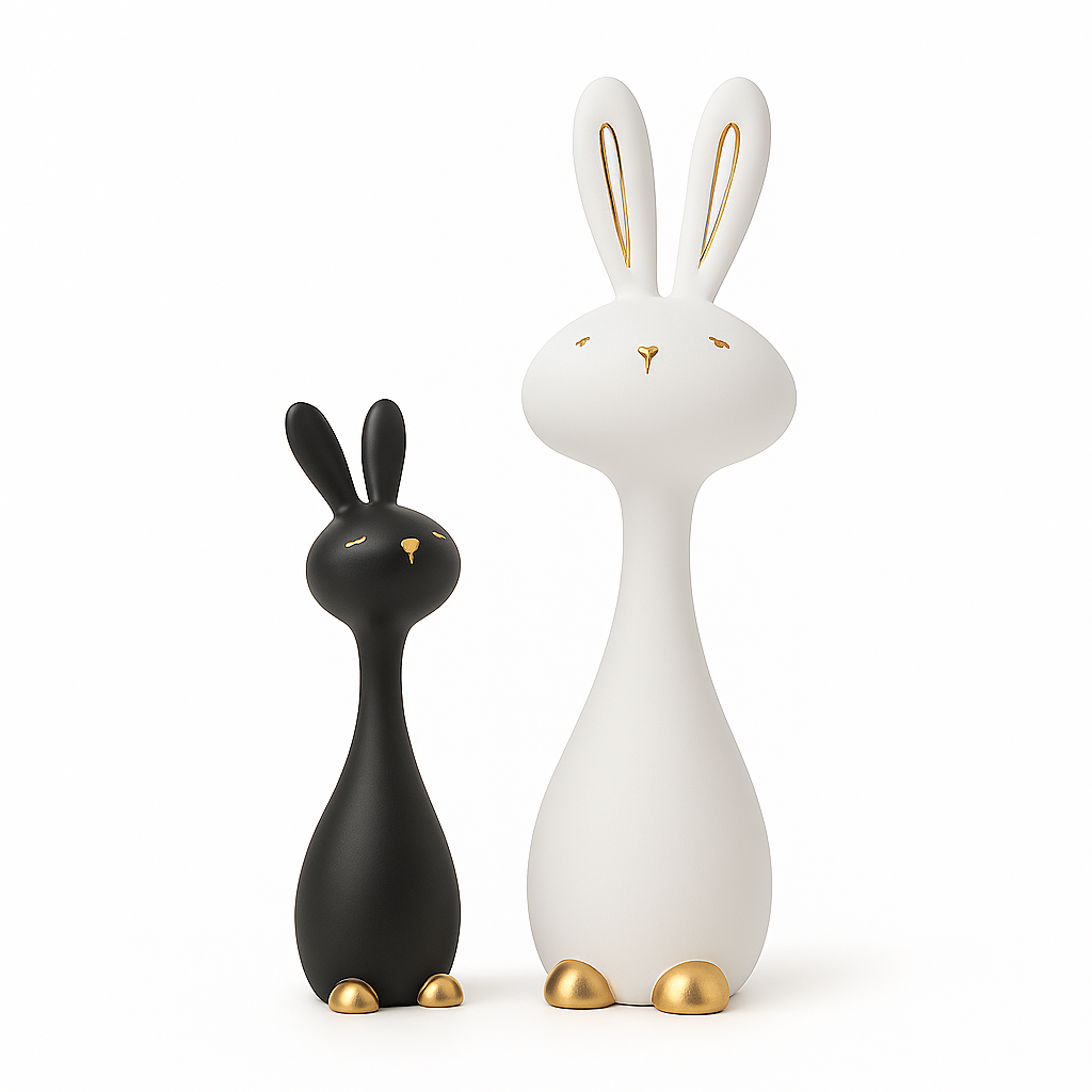 2pcs Rabbit Decor