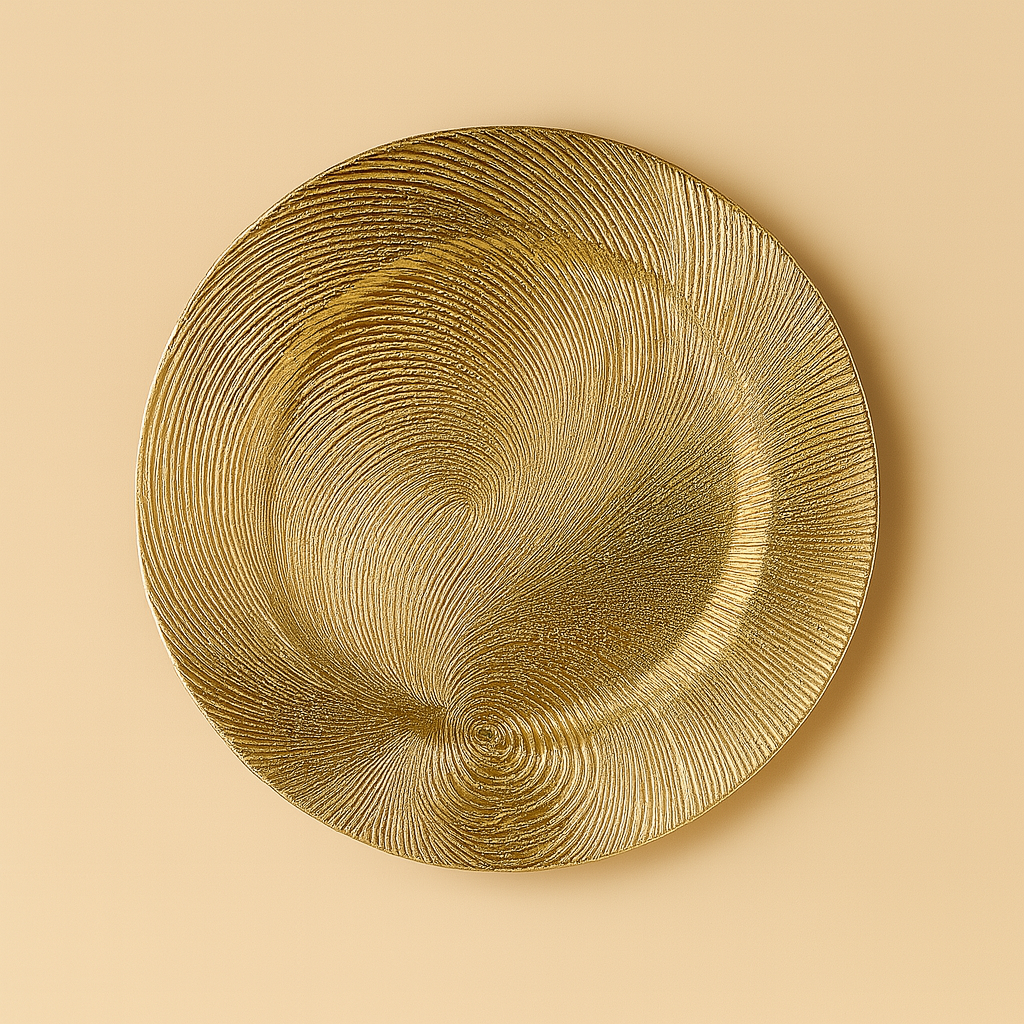 Elegant Golden Acrylic Bowl - Kitchen