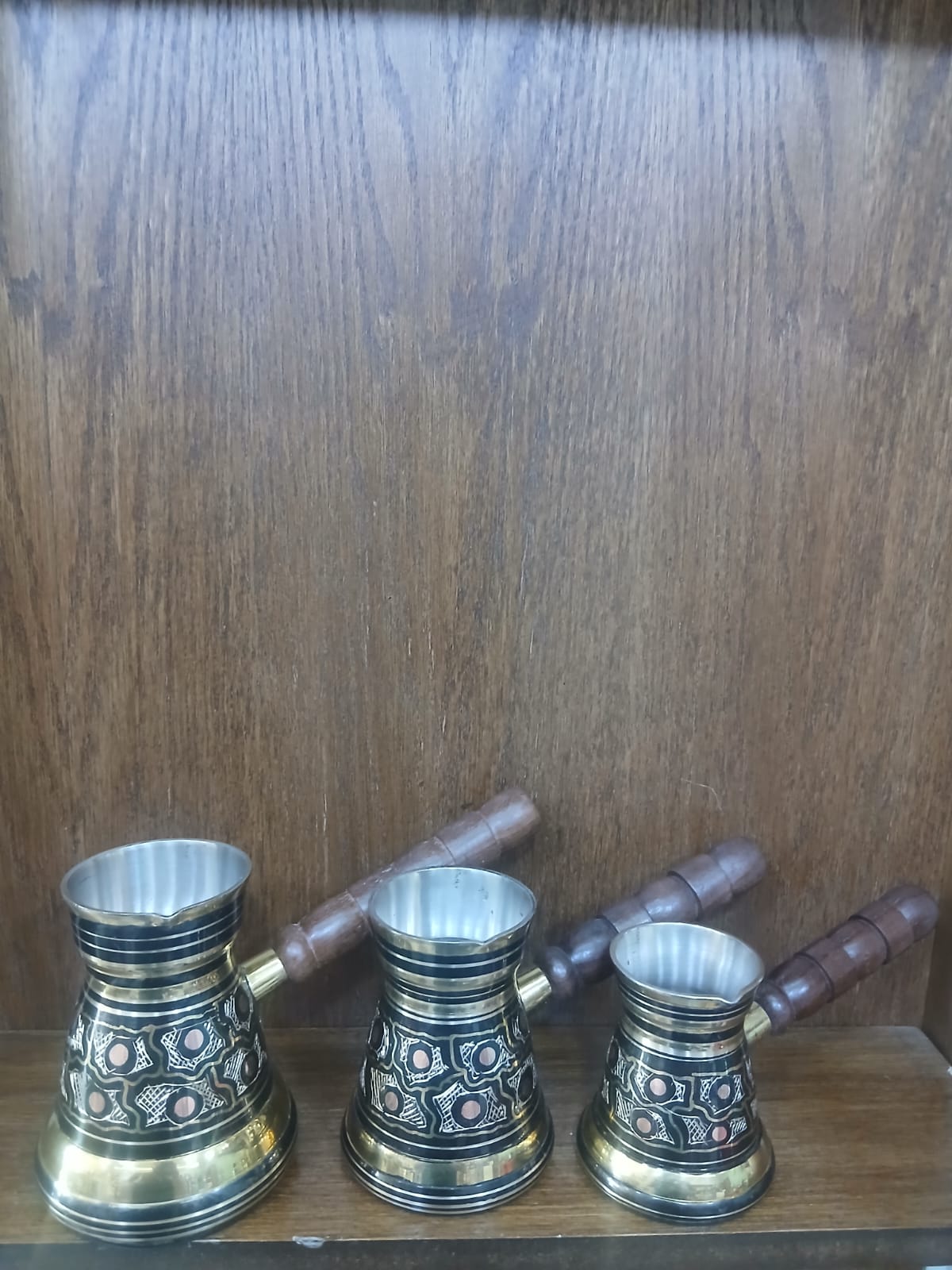بكرج قهوة معدني ملون مصنوع يدويًا مع غطاء أو بدون
