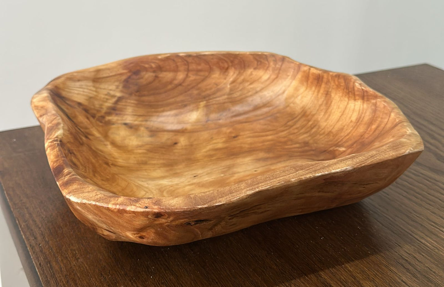 Wooden Bowl for Food, Salad or Fruits