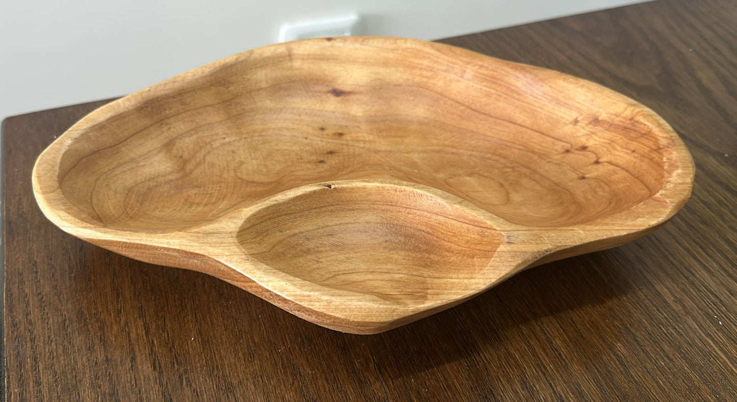 Wooden Bowl for Food, Salad, Sweets or Meals