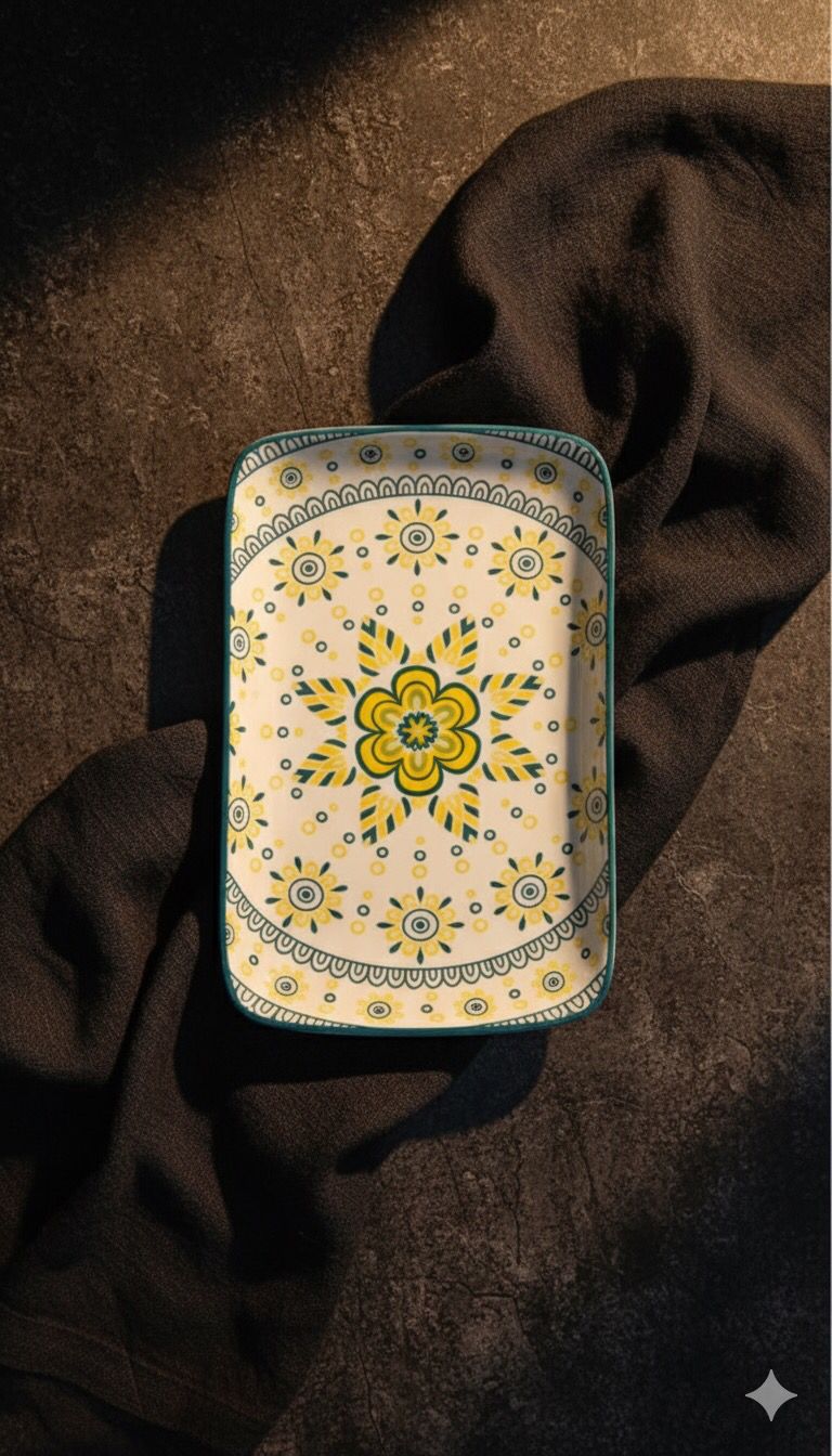 Classic Ceramic Plate - Kitchen: Select The Required Style