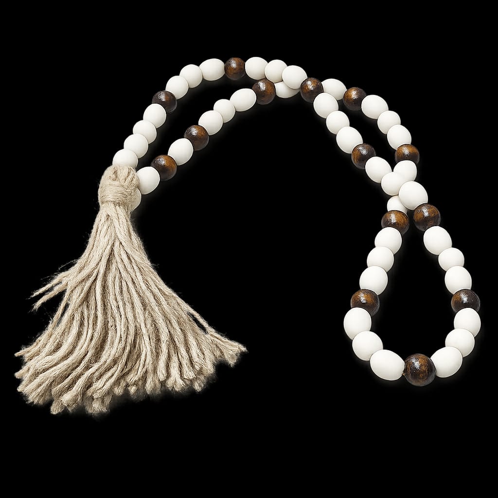 Bohemian Wooden Bead Garland Decor
