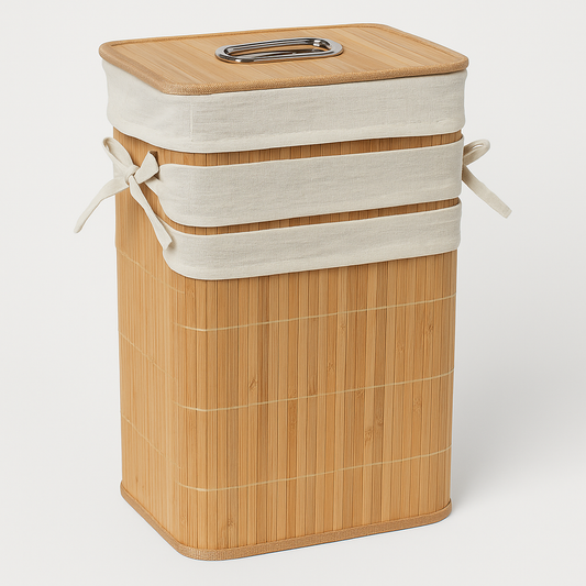 Rattan Waste Bin and Tissue Box - Set