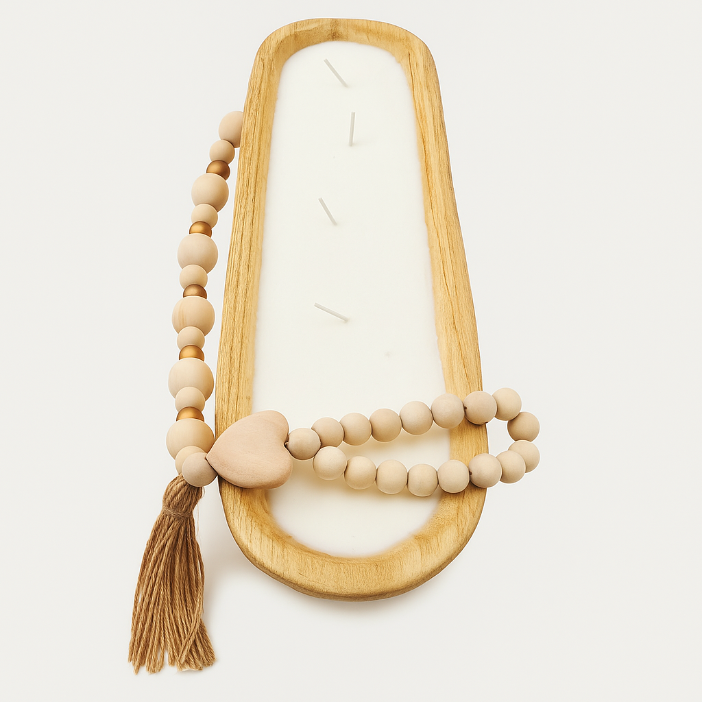 Solid Wood Bowl Aromatherapy Candle- Decor