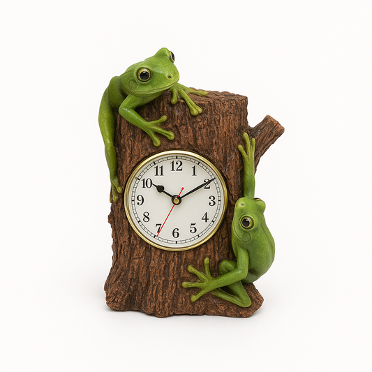 Frog Clock for Office, Library or Living Room