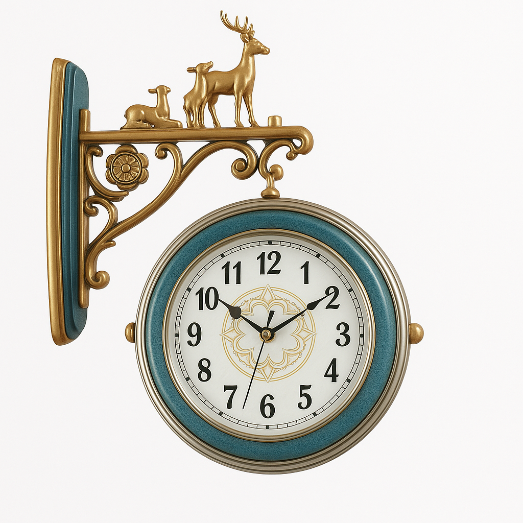 Vintage Style Wall Side Clock