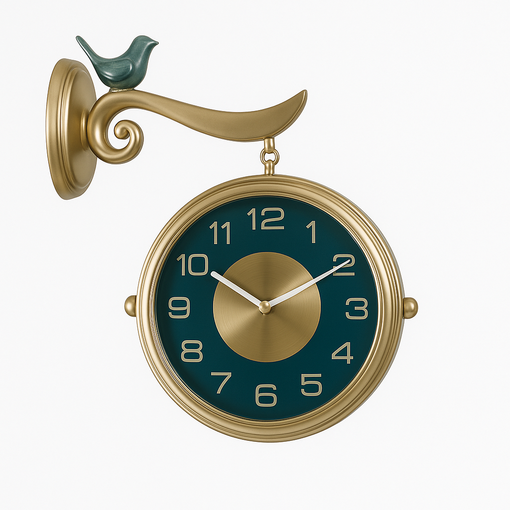 Vintage Style Wall Side Clock