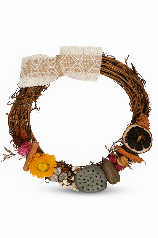 Gift with Dried Pampas Grass, Multiple Uses