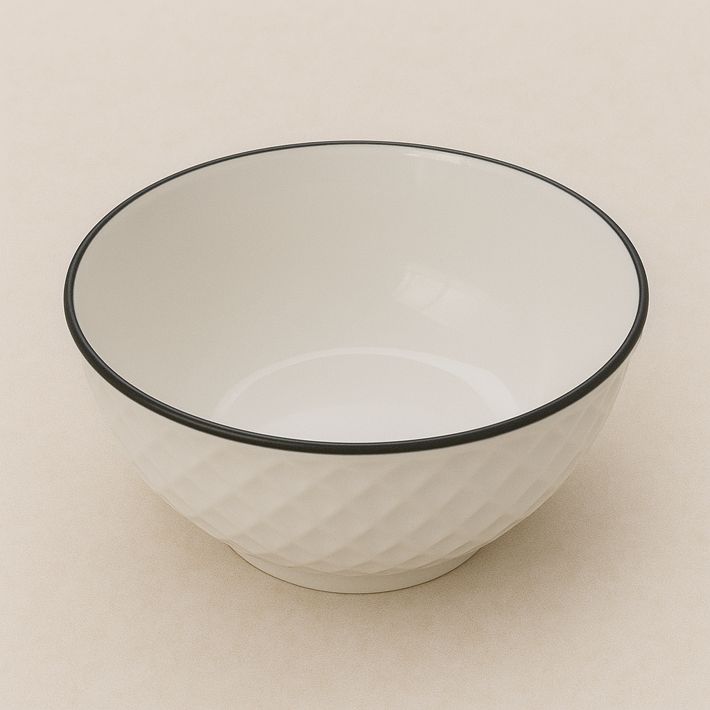 Multiple Size White Ceramic Plates/Bowls - Kitchen