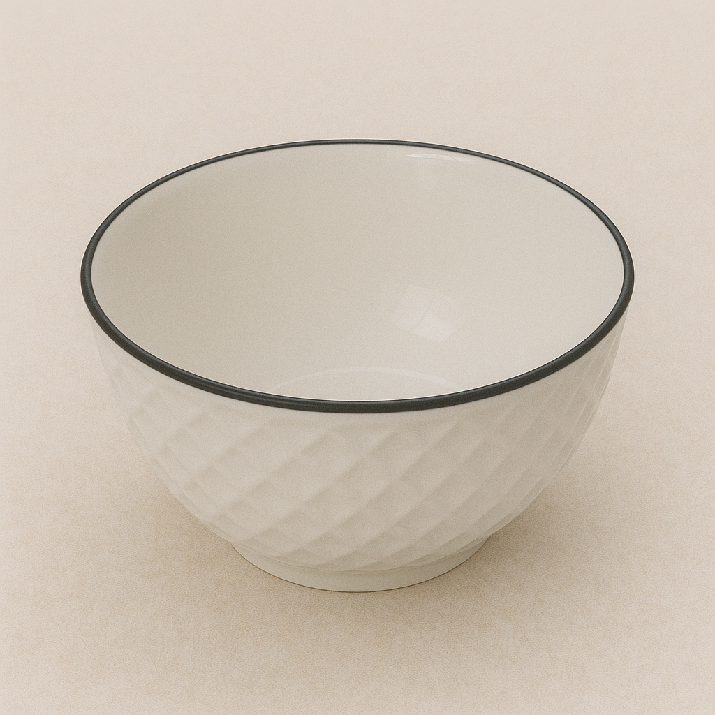 Multiple Size White Ceramic Plates/Bowls - Kitchen
