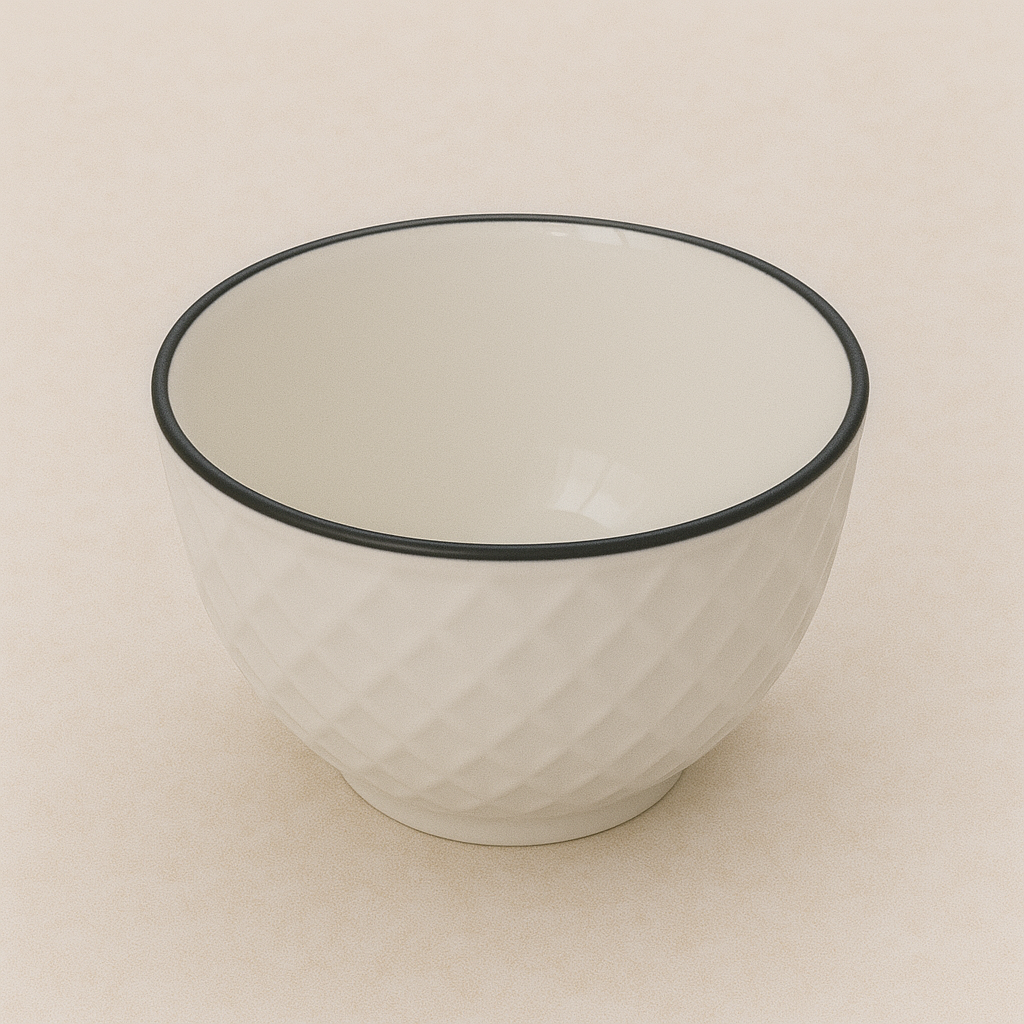 Multiple Size White Ceramic Plates/Bowls - Kitchen