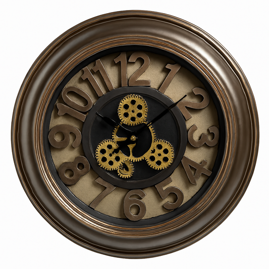 Wall Clock With Machine