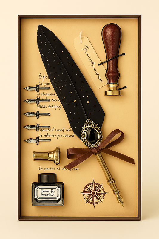 Vintage Calligraphy Pen And Ink Pen Gift Box