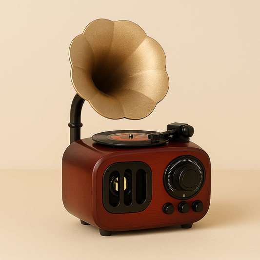 Vintage Gramophone- Small Music Box Decor