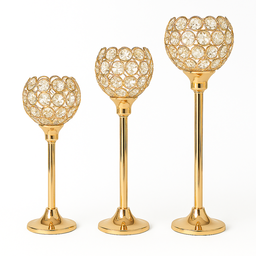 Crystal Candle Holder - Decor