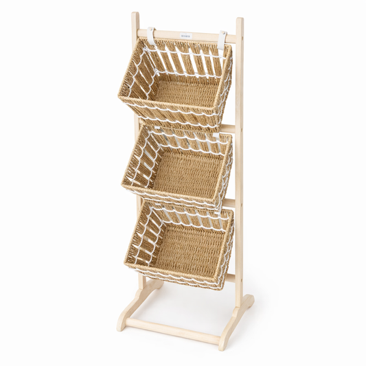 Wooden Stand with Storage - Kitchen