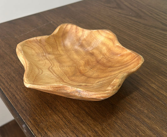 Wooden Bowl for Food, Salad, or Sweets