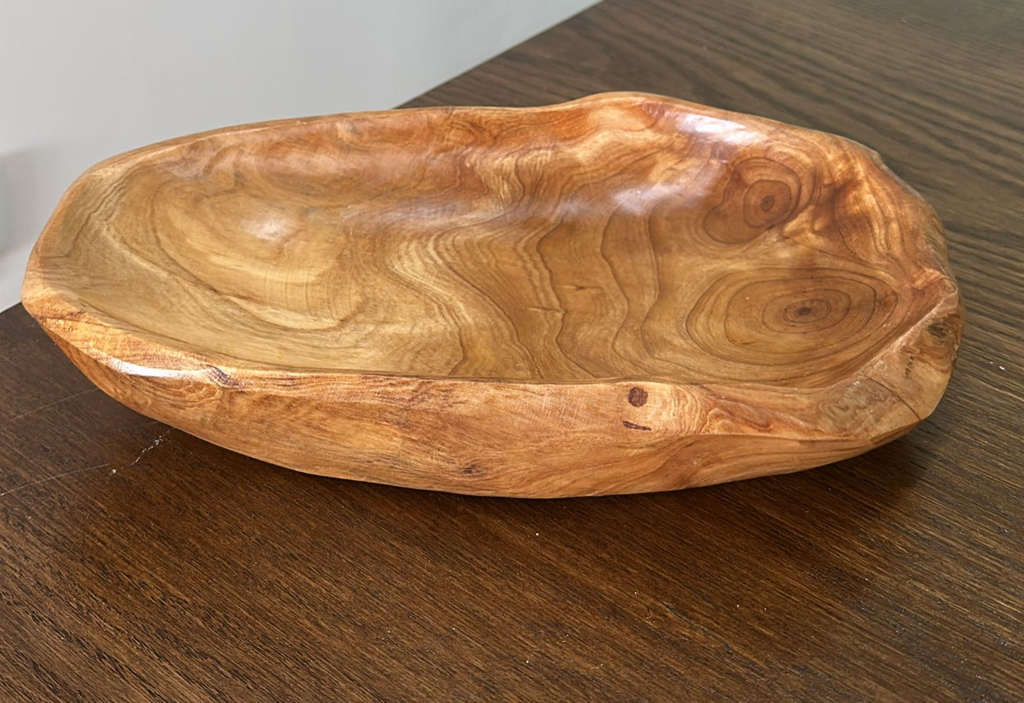 Wooden Bowl for Food, Salad or Fruits