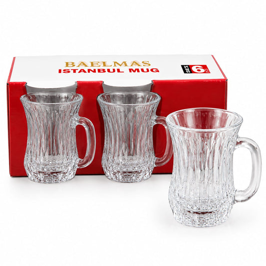 6-Piece Elegant Tea Cup Set