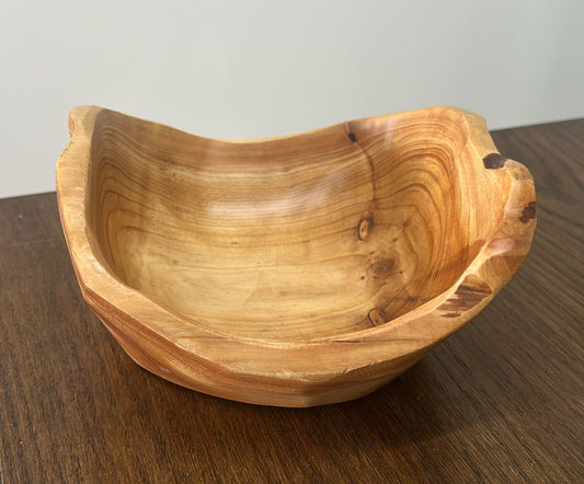 Wooden Bowl for Food, Salad or Fruits