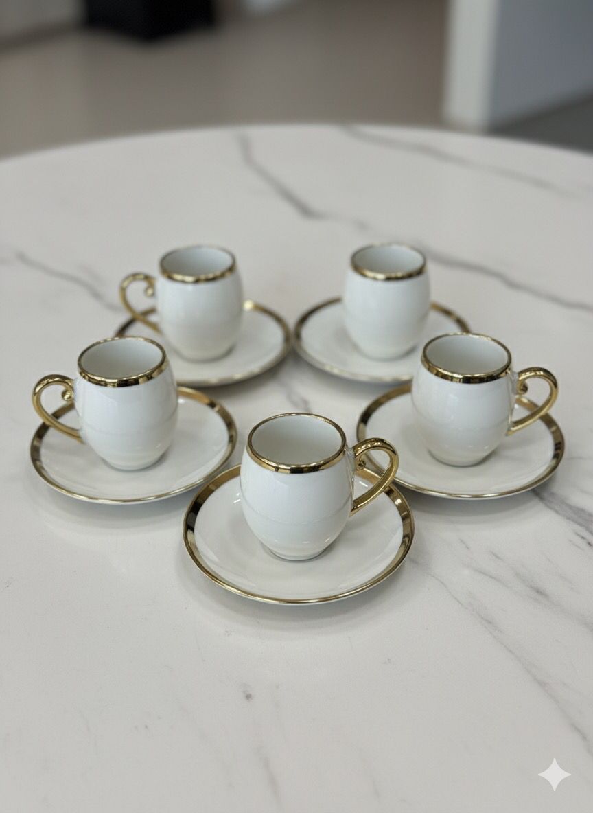Coffee Cup and Saucer Set