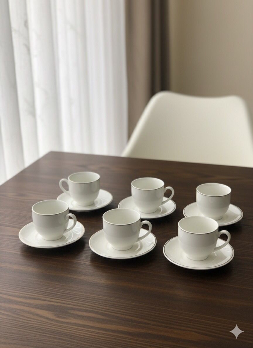 Coffee Cup and Saucer Set