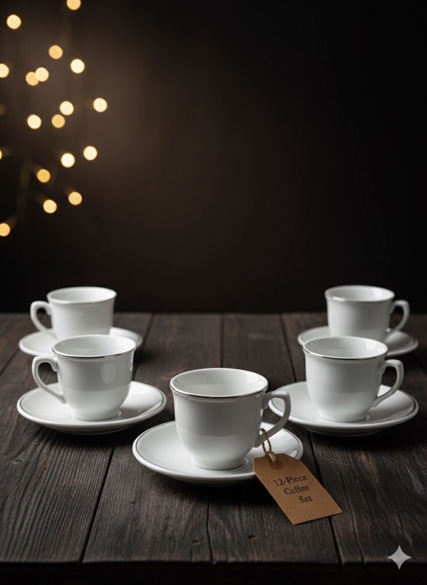 Coffee Cup and Saucer Set