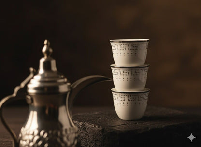 فناجين قهوة عربية عدد ١٢