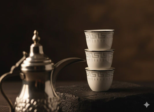 فناجين قهوة عربية عدد ١٢