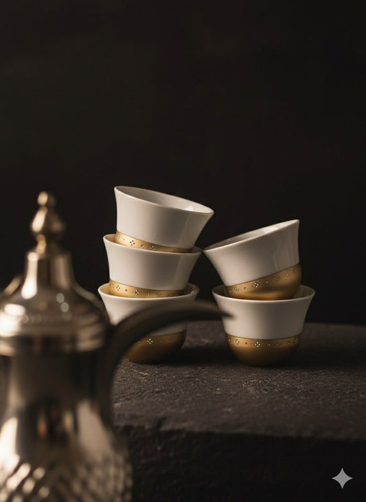 12 فنجان قهوة عربية