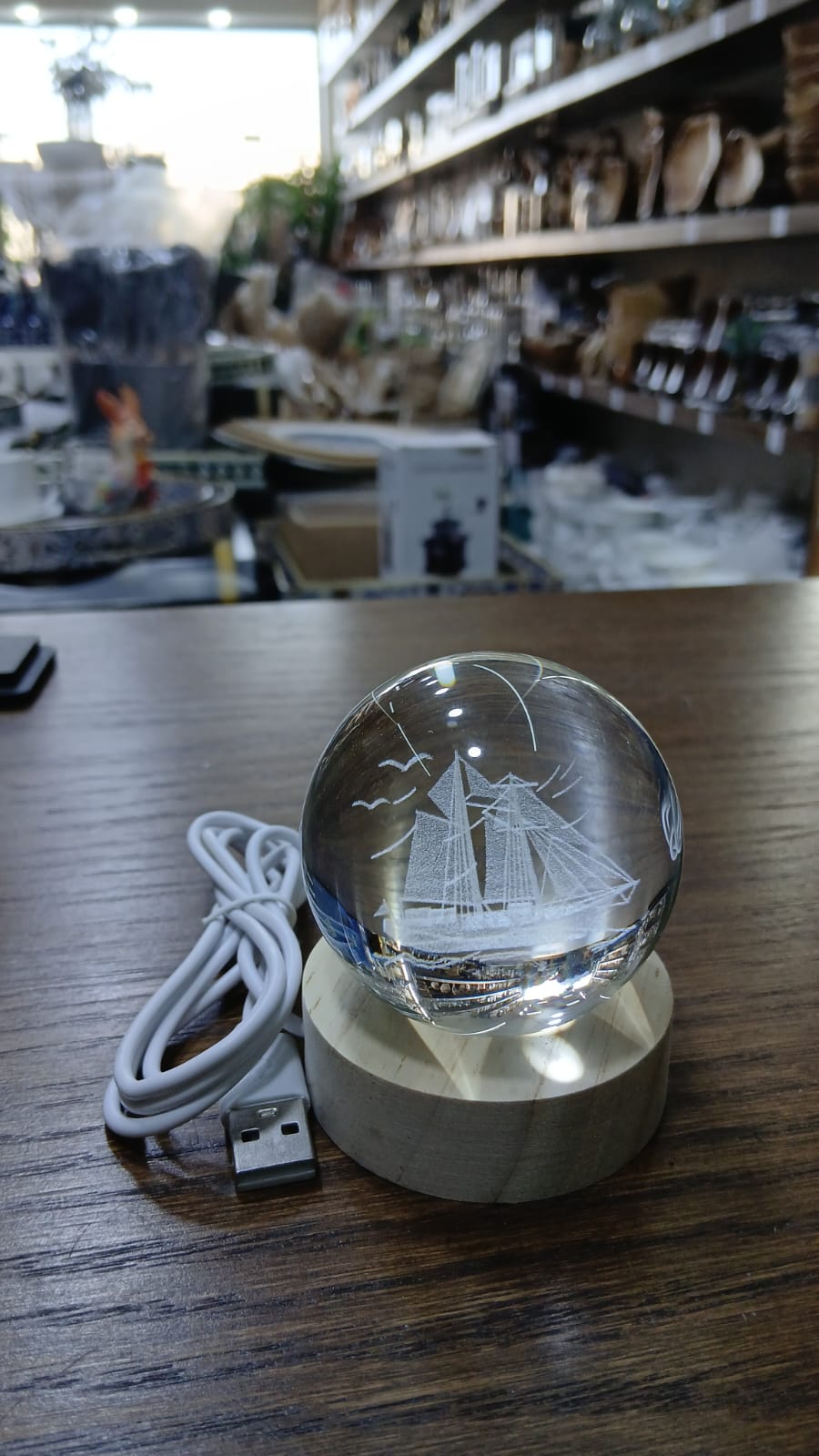 Crystal Ball Night Light - Decor