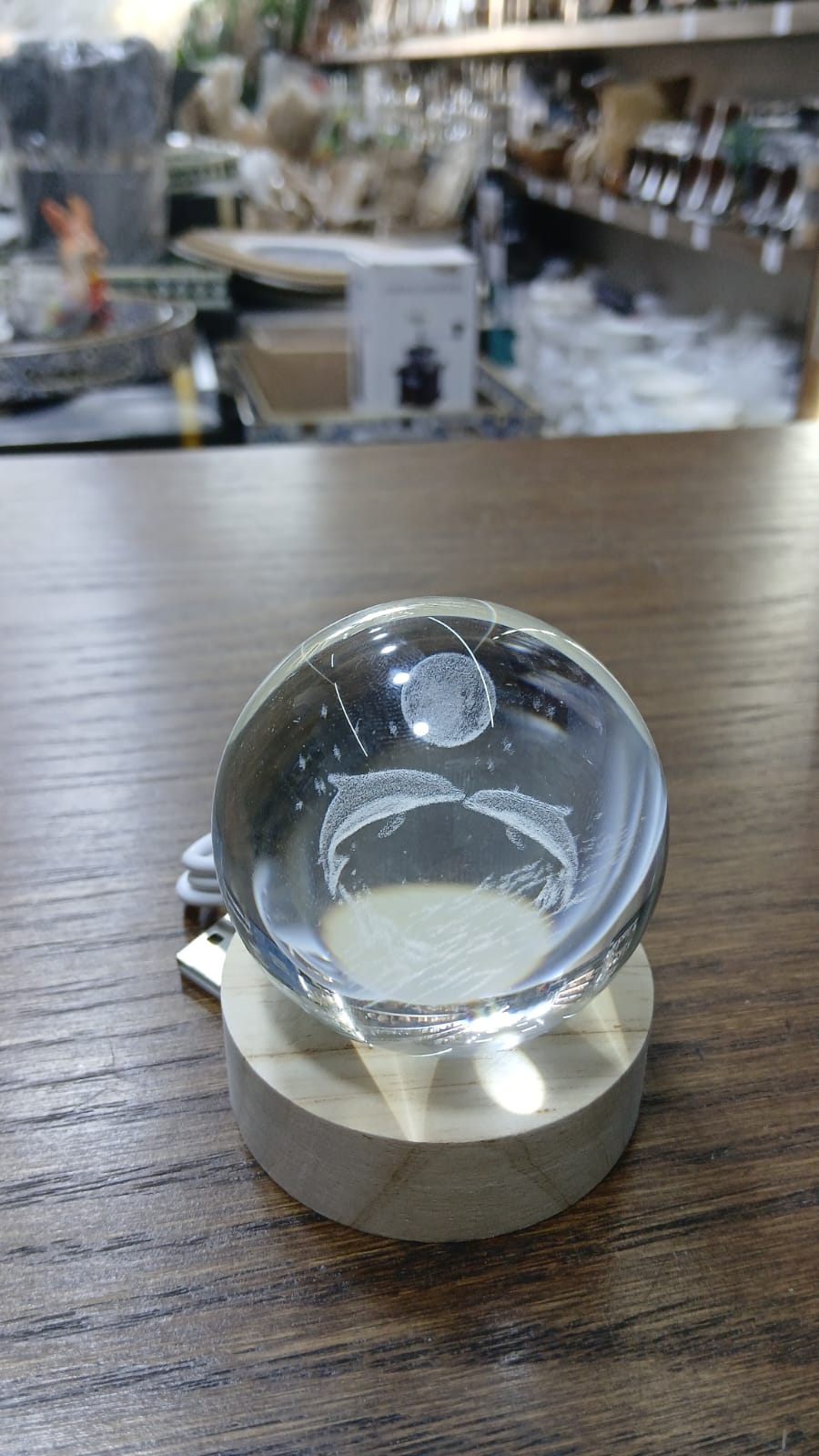 Crystal Ball Night Light - Decor