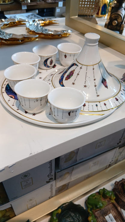 ramadan set sada cup and coffee pot with stand