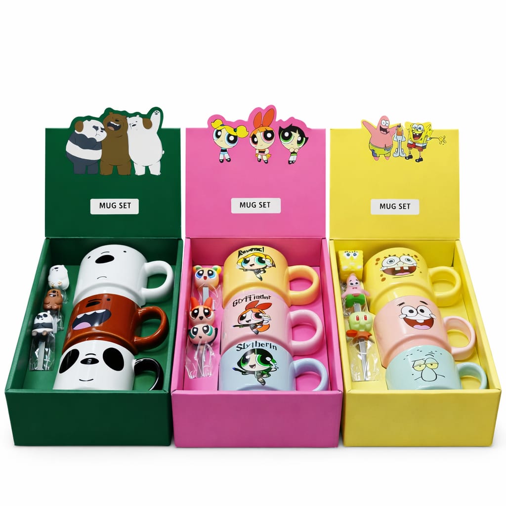 بكج هدية (3 مج + 3 ملعقة)