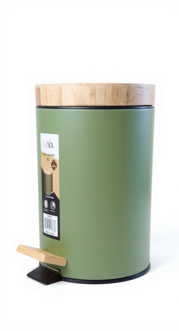 Stainless Waste Bin 5L- Perfect for Bathroom