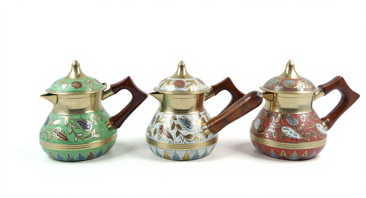 Hand Made Colored Coffee Pot with or without Cover-Vintage